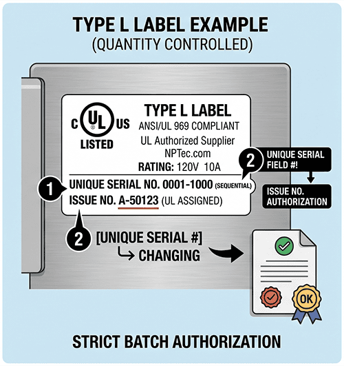 Type L label Explained