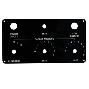 Black COntrol Panel 300