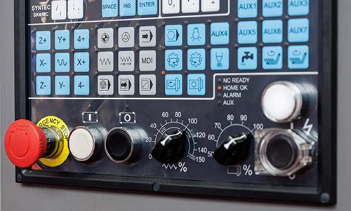 CNC Device Control Panel