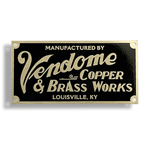 Etched Brass Nameplate 300