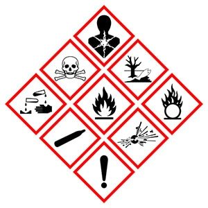 GHS Hazard Symbol Sign, Vector Illustration, Isolate On White Background, Label .EPS10
