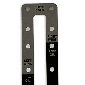 Metalphoto Aerospace Oil Gauge Plate2