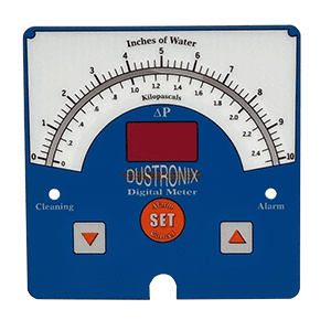 Water Gauge with LED Screen and light cutouts